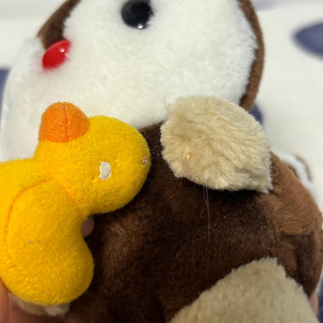 고전 산리오 오리 들고 있는 란도리 인형 상품이미지6