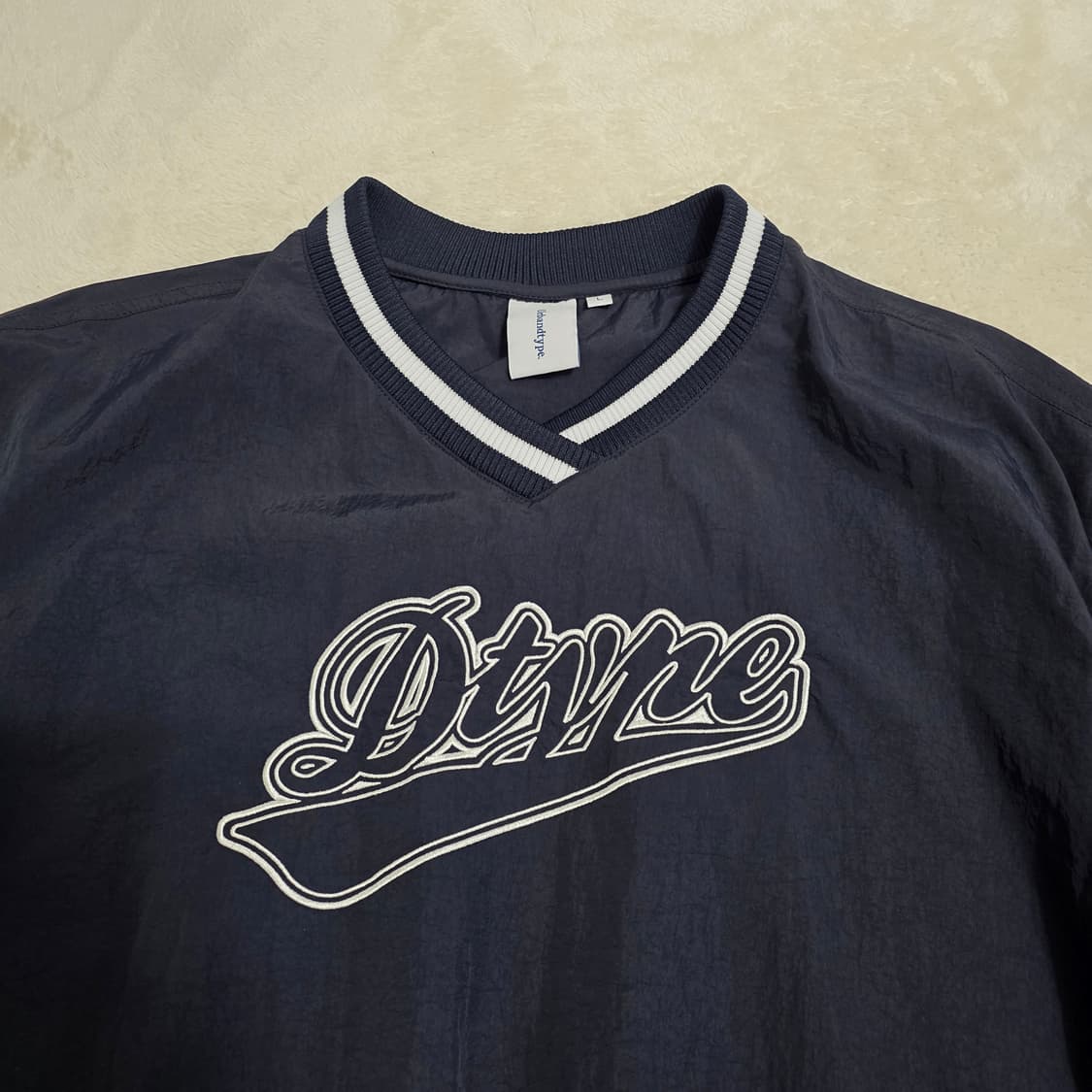 (L)어반디타입 브이넥 우븐 바람막이 티셔츠  상품이미지2