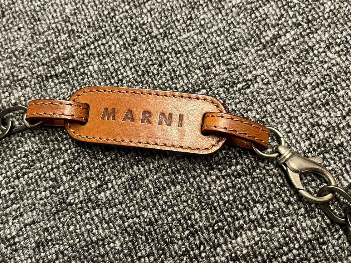 마르니 레드 링 체인 목걸이  상품이미지3