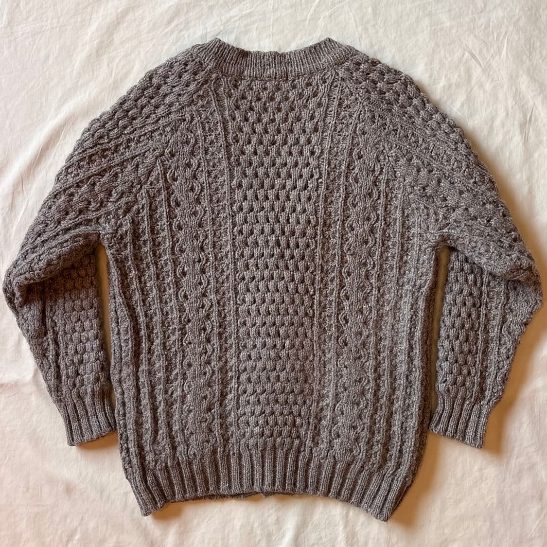 [100-102] 80s Ireland 도네갈 니트웨어 울 아란 니트 상품이미지7