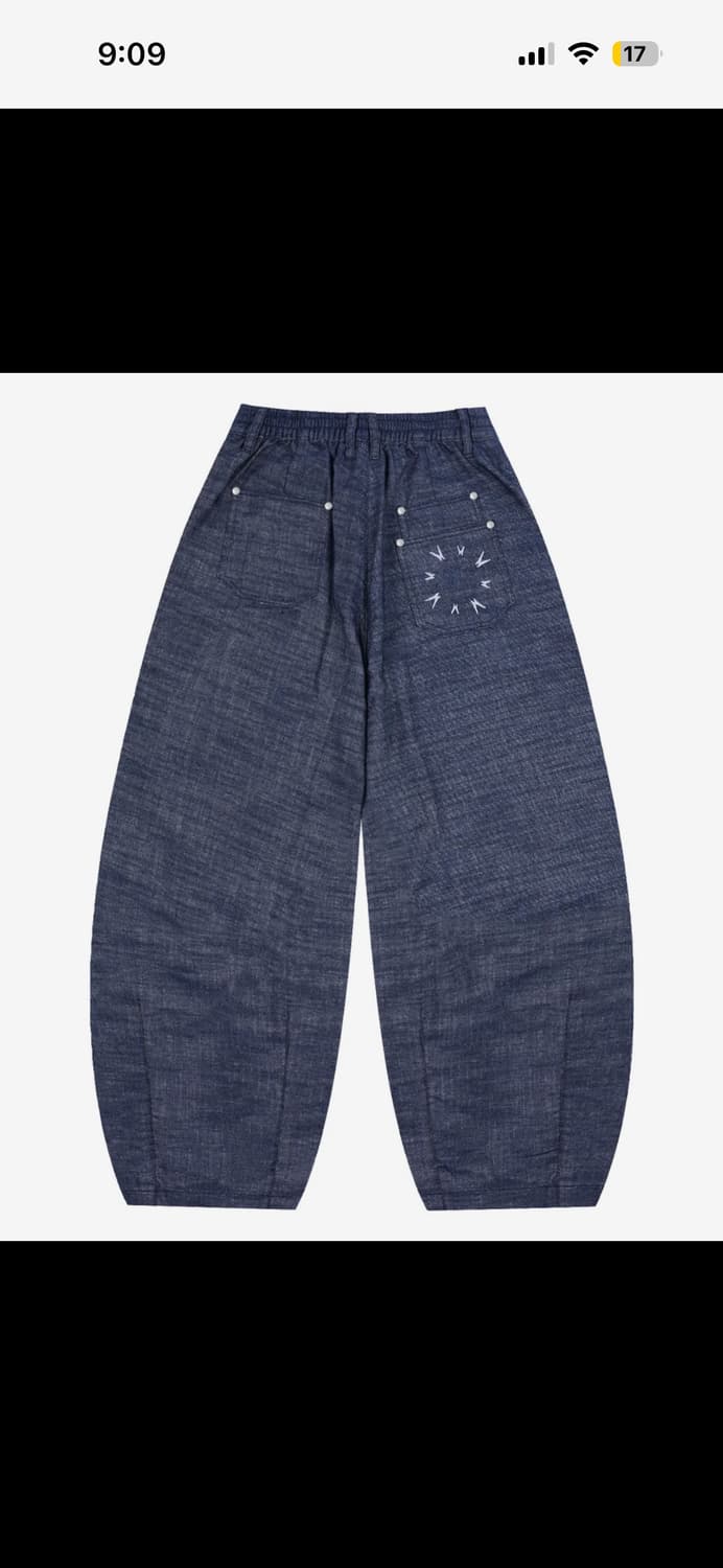 엑스톤즈 아이시 린넨 벌룬팬츠 인디고 판매합니다 상품이미지1