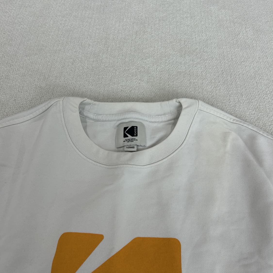 코닥 Kodak 맨투맨 화이트 L 상품이미지4