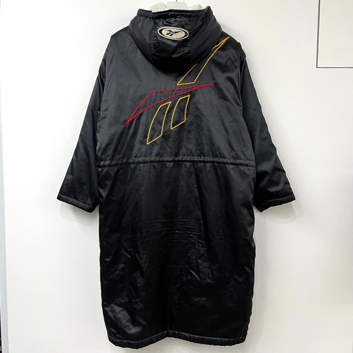 리복 자수로고 양털안감 돕바 롱패딩 상품이미지3