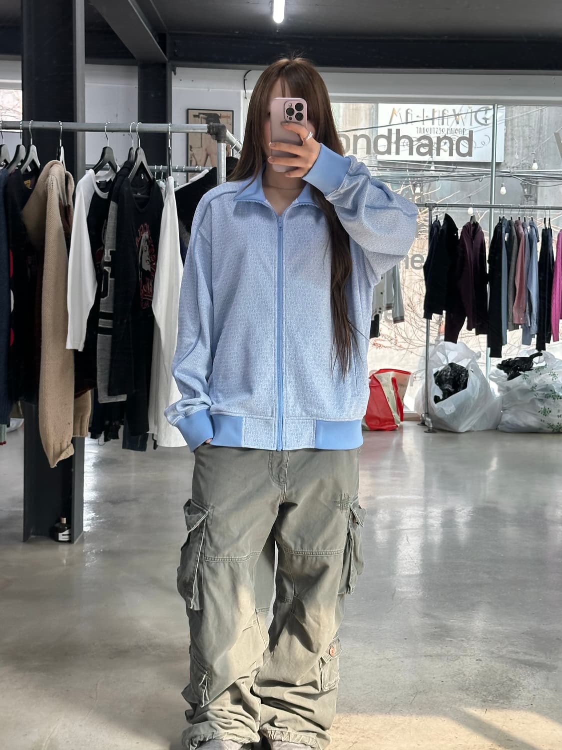 슈프림 22SS 리핏 풀로고 트랙져지 자켓  상품이미지2