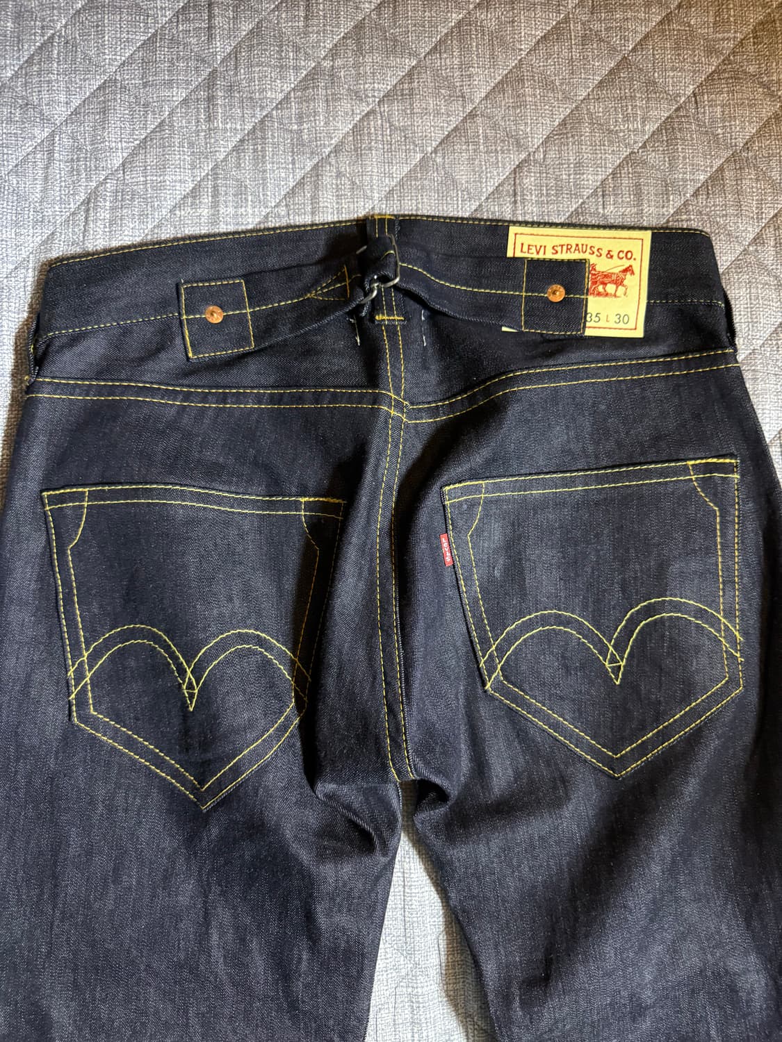 리바이스 x 준야 와타나베 인디고 스트레이트 데님 진 청바지(31~32) 상품이미지3