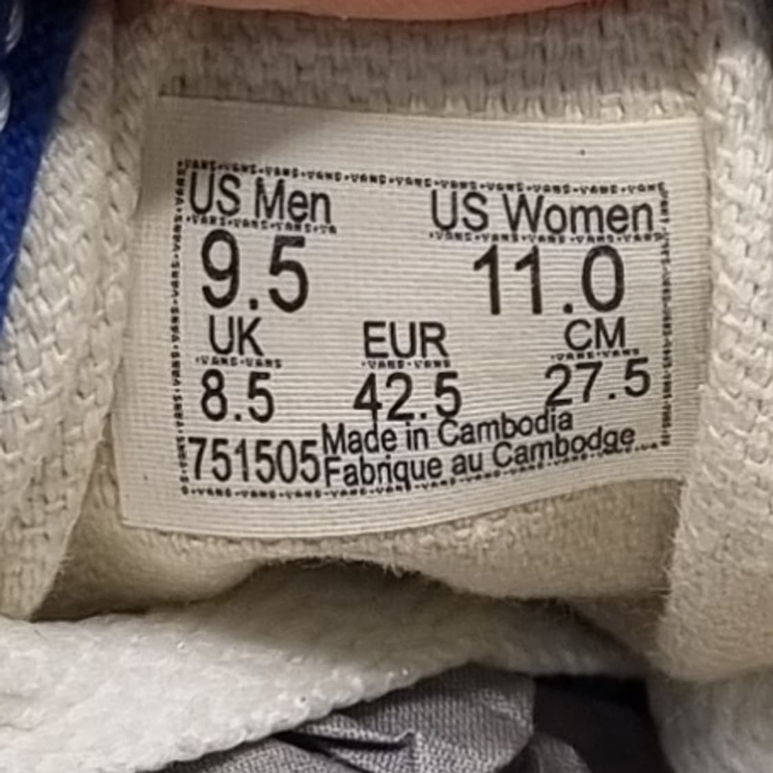 반스 어센틱 컬러띠어리 스니커즈275 상품이미지6