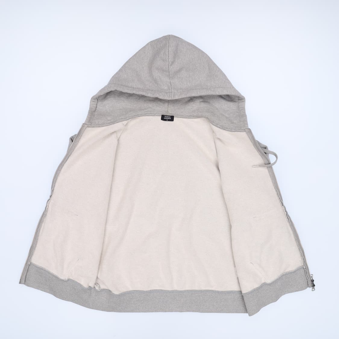 XL 무신사스탠다드 오버핏 그레이 후드집업 자켓 4243 상품이미지3