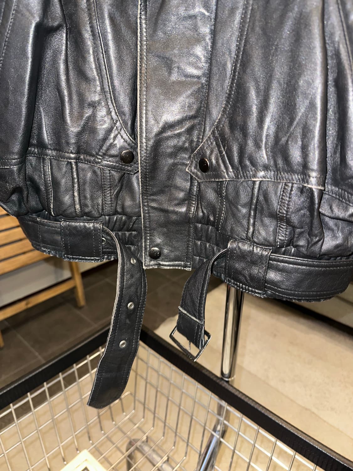 90’s Japanese shell leather utility JK 상품이미지8