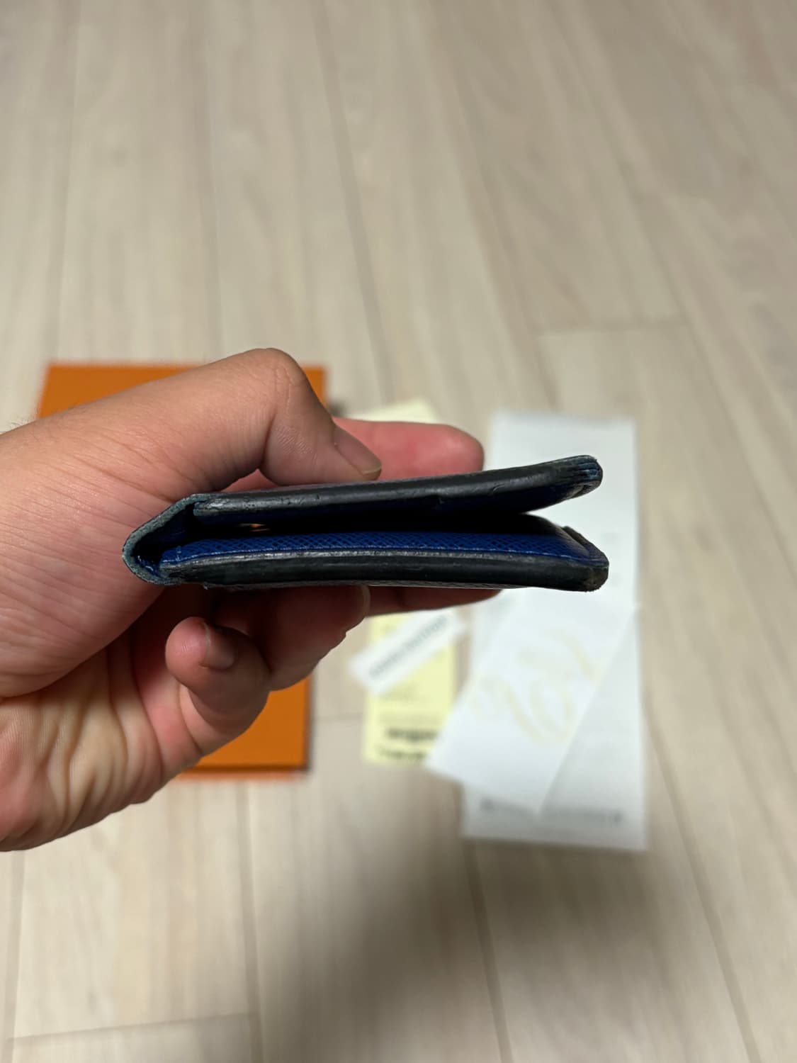 루이비통 포켓 오거나이저 네이비 블루 상품이미지5