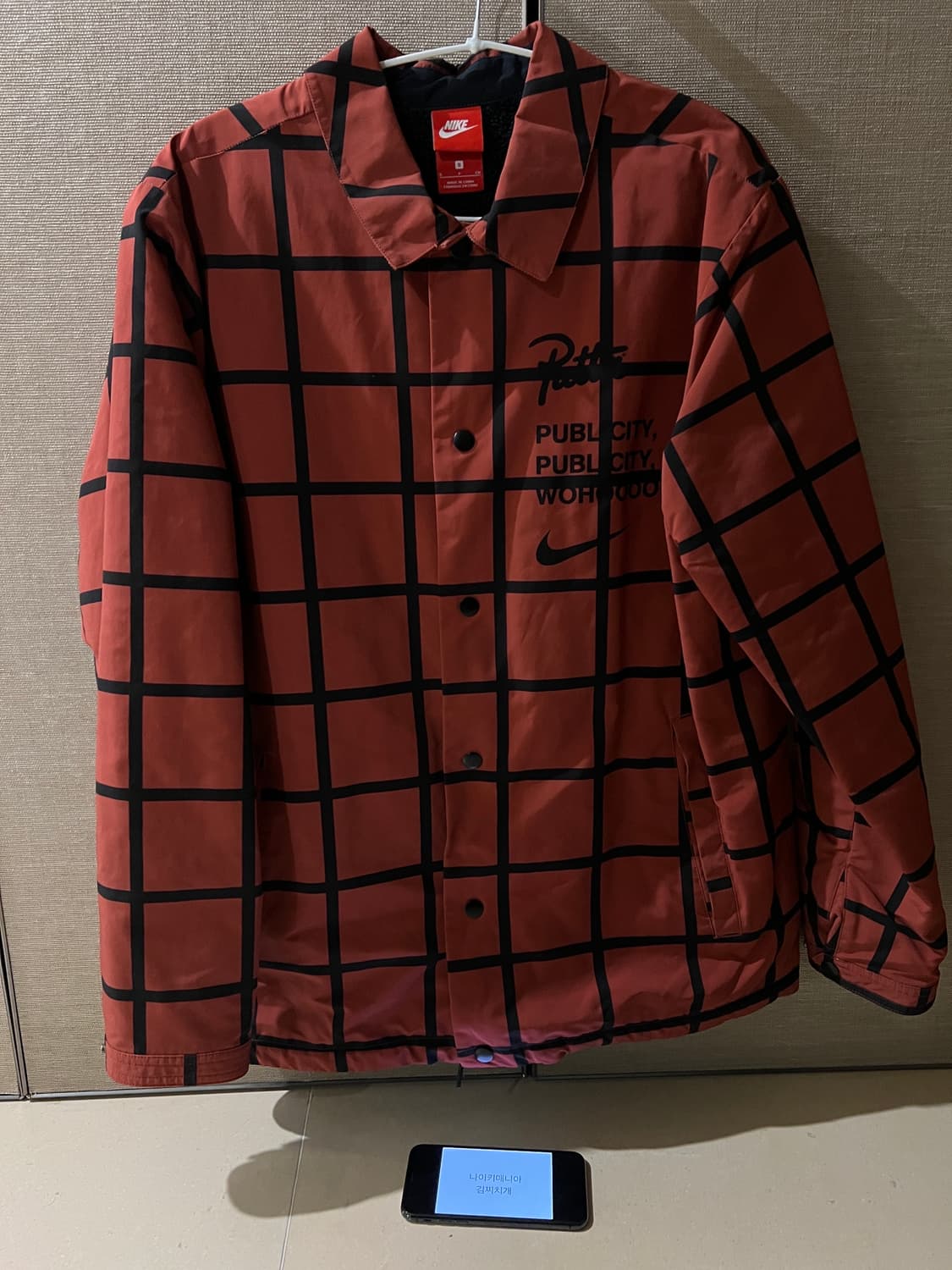나이키 파타 코치자켓 마스스톤 상품이미지1