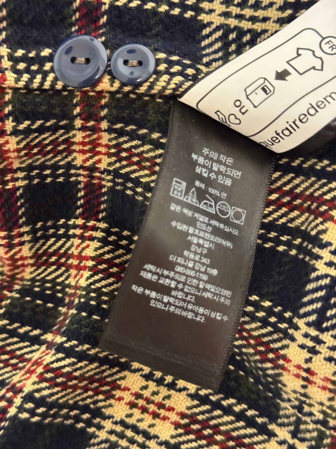 Rrl 더블알엘 플란넬 플레이드 캠프셔츠 L 상품이미지3