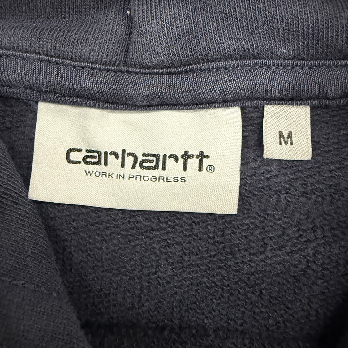 (M)칼하트 윕 Carhartt wip 스펠아웃 후드티셔츠(네이비) 상품이미지2