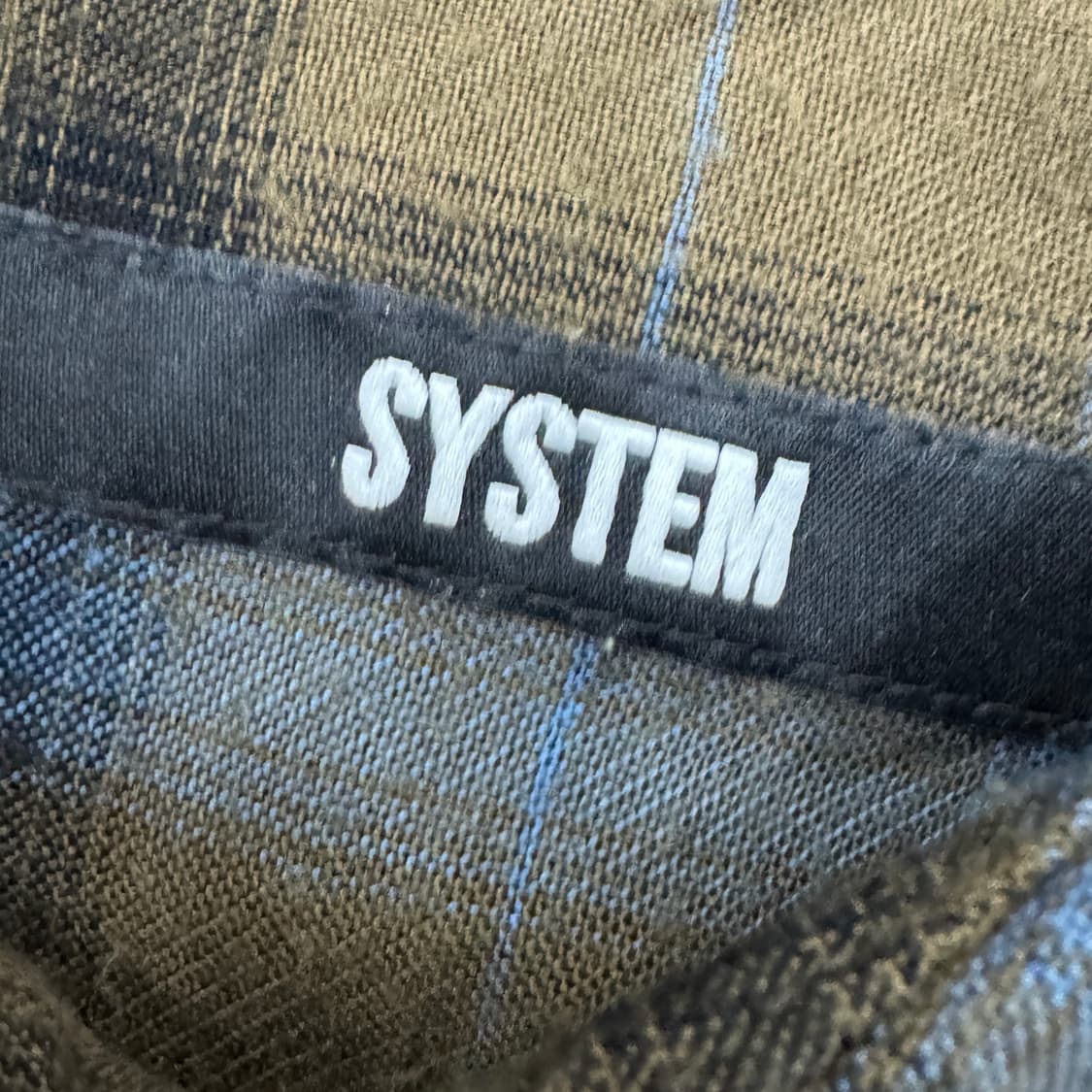 105 시스템옴므 한섬 체크 셔츠  상품이미지4