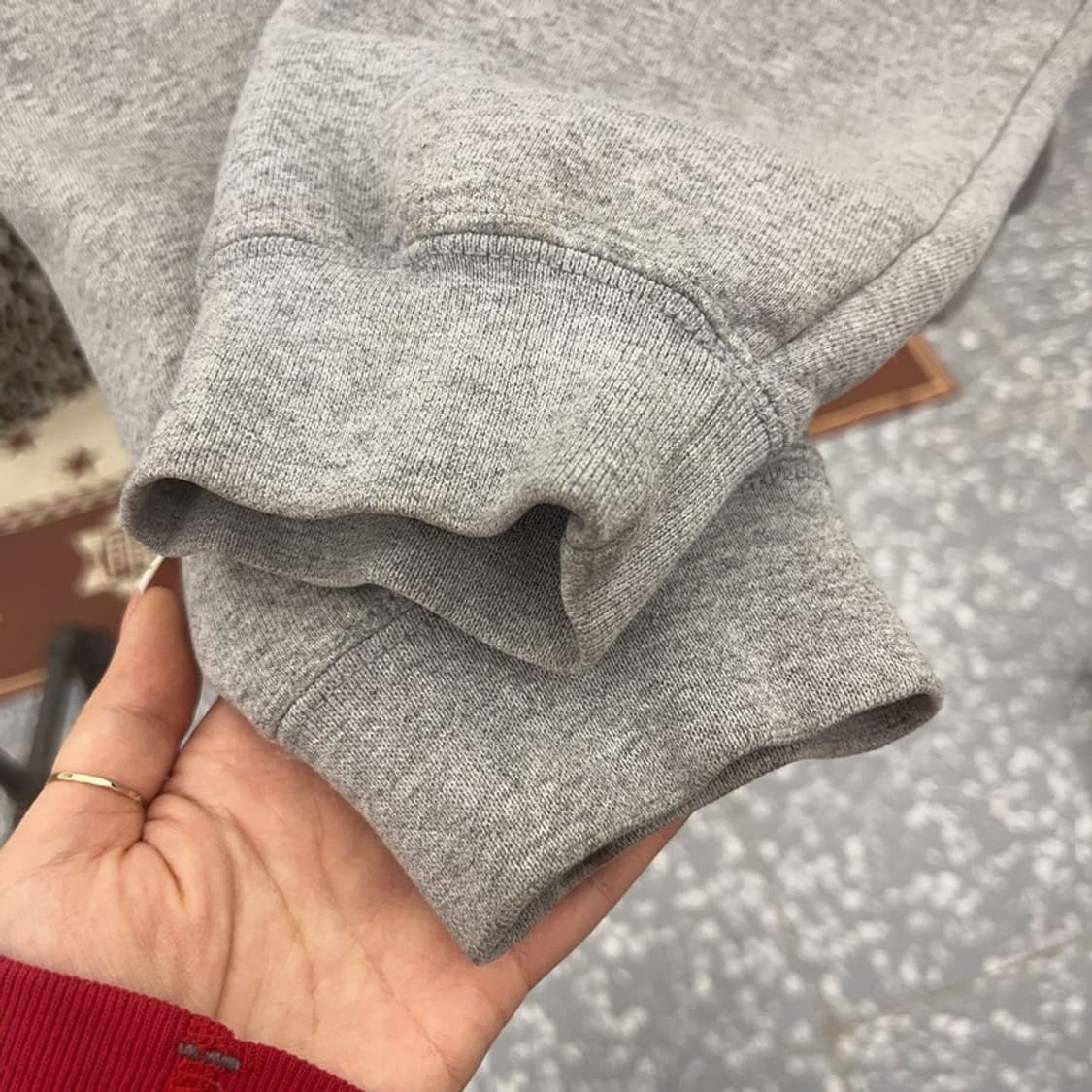 칼하트 베이직 빈티지 캐주얼 오버핏 기모 집업 M C09234 상품이미지9