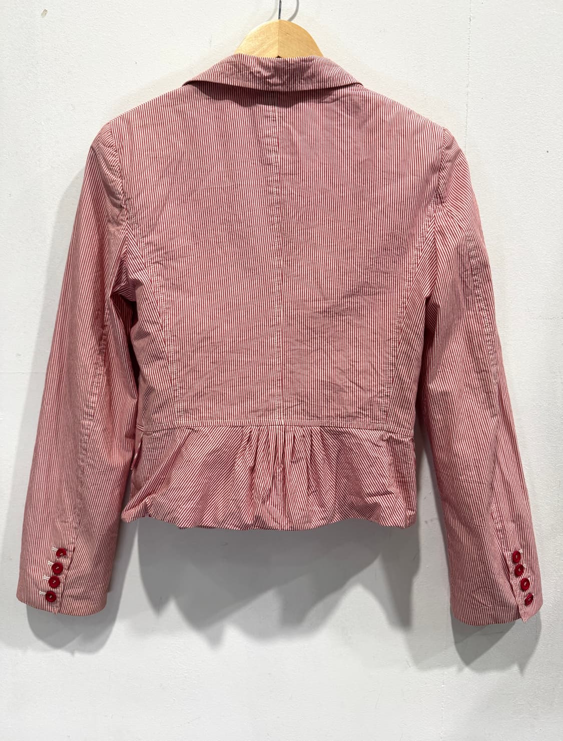버버리 런던 핑크 스트라이프 블레이저 L 정품 상품이미지2