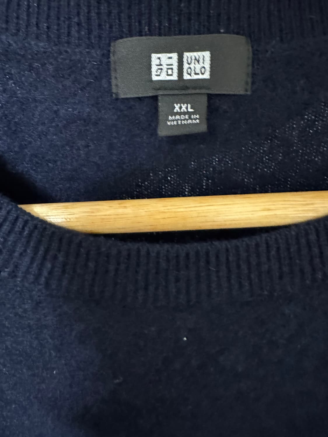 유니클로 네이비 캐시미어 니트 상품이미지3