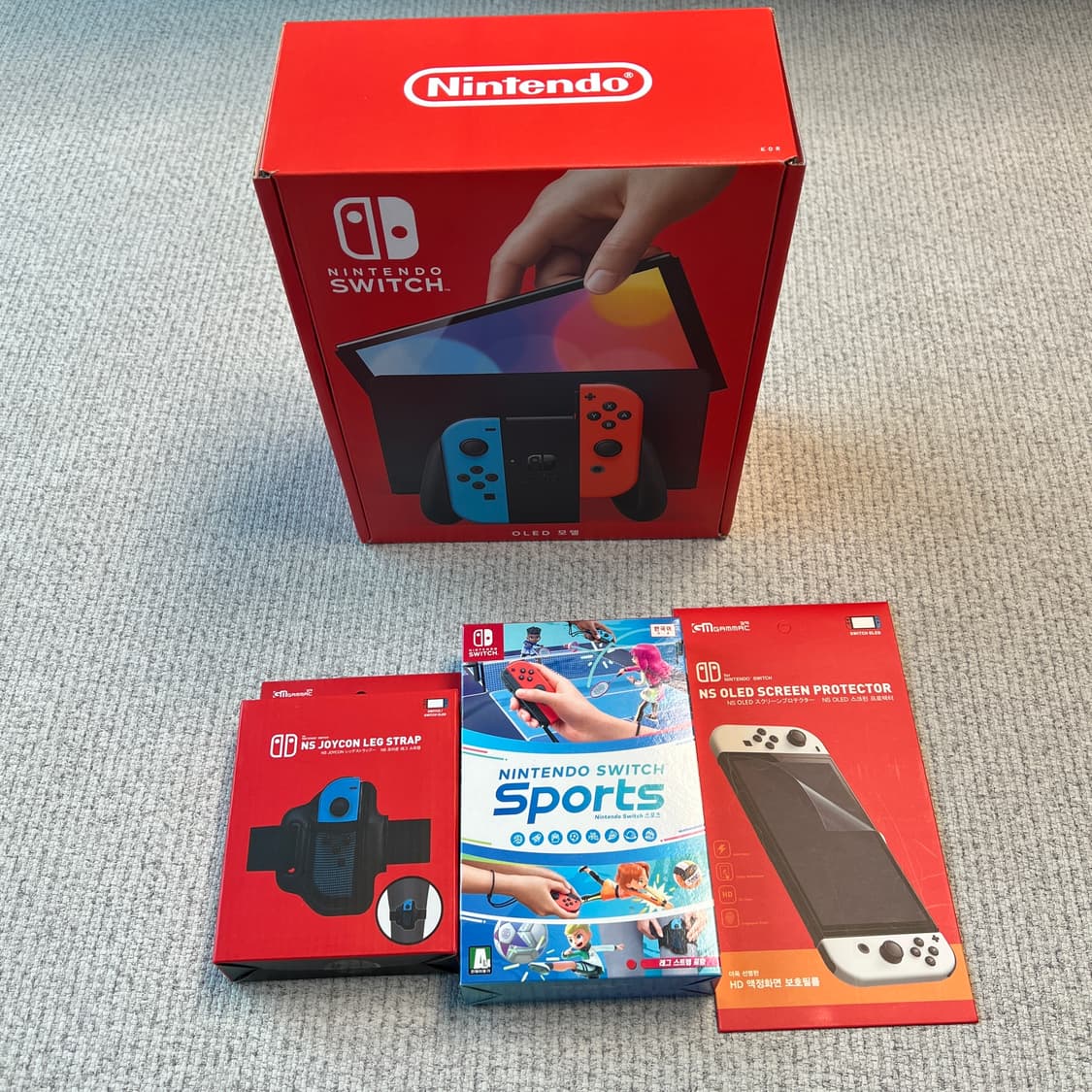 닌텐도 oled 레드블루 스포츠 미개봉 새상품 상품이미지1