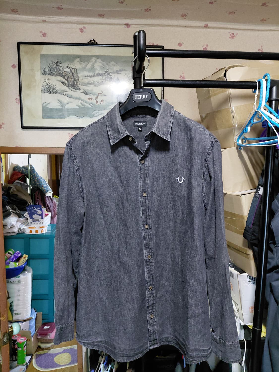 [트루릴리젼]데님 셔츠 110사이즈 상품이미지3