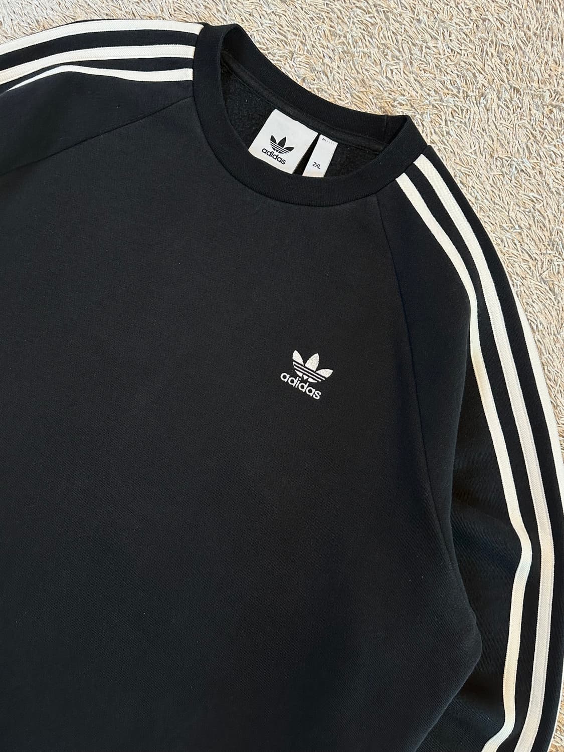 아디다스 ADIDAS 파이어버드 스포티 맨투맨 블랙 상품이미지2