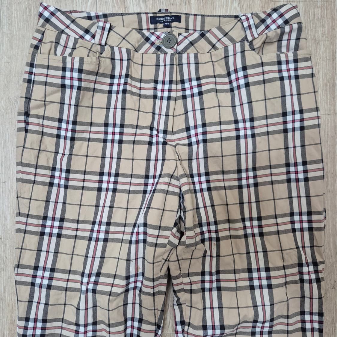 버버리 런던 여성 노바체크 골프바지 상품이미지2