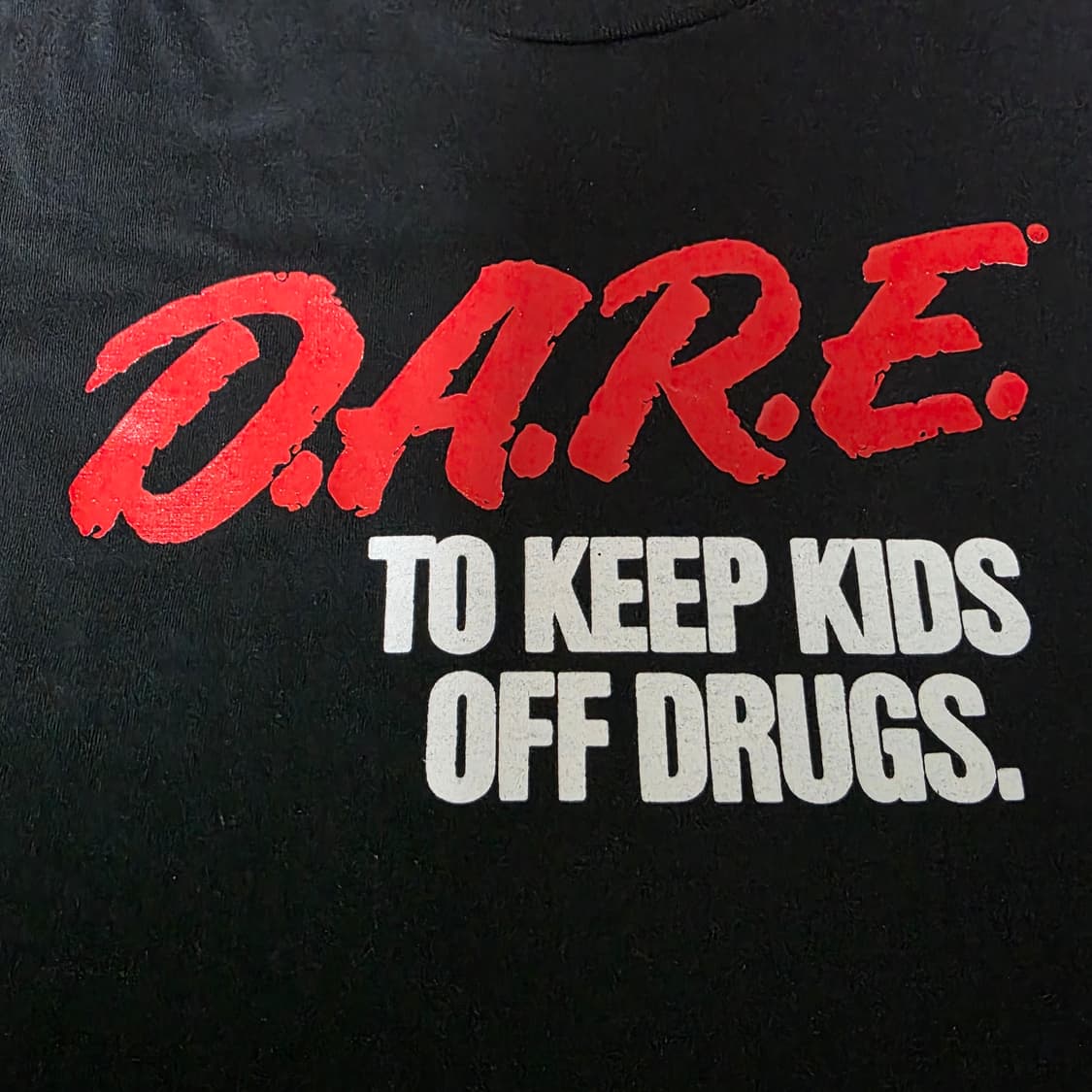 [XL] 90s 빈티지 DARE 티셔츠 블랙 ver. 스크린스타 상품이미지3