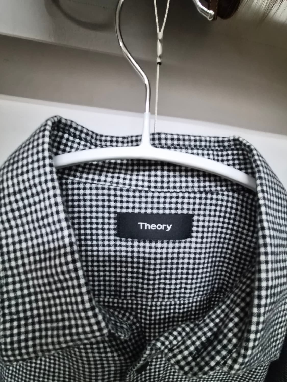 띠어리 체크셔츠 상품이미지2