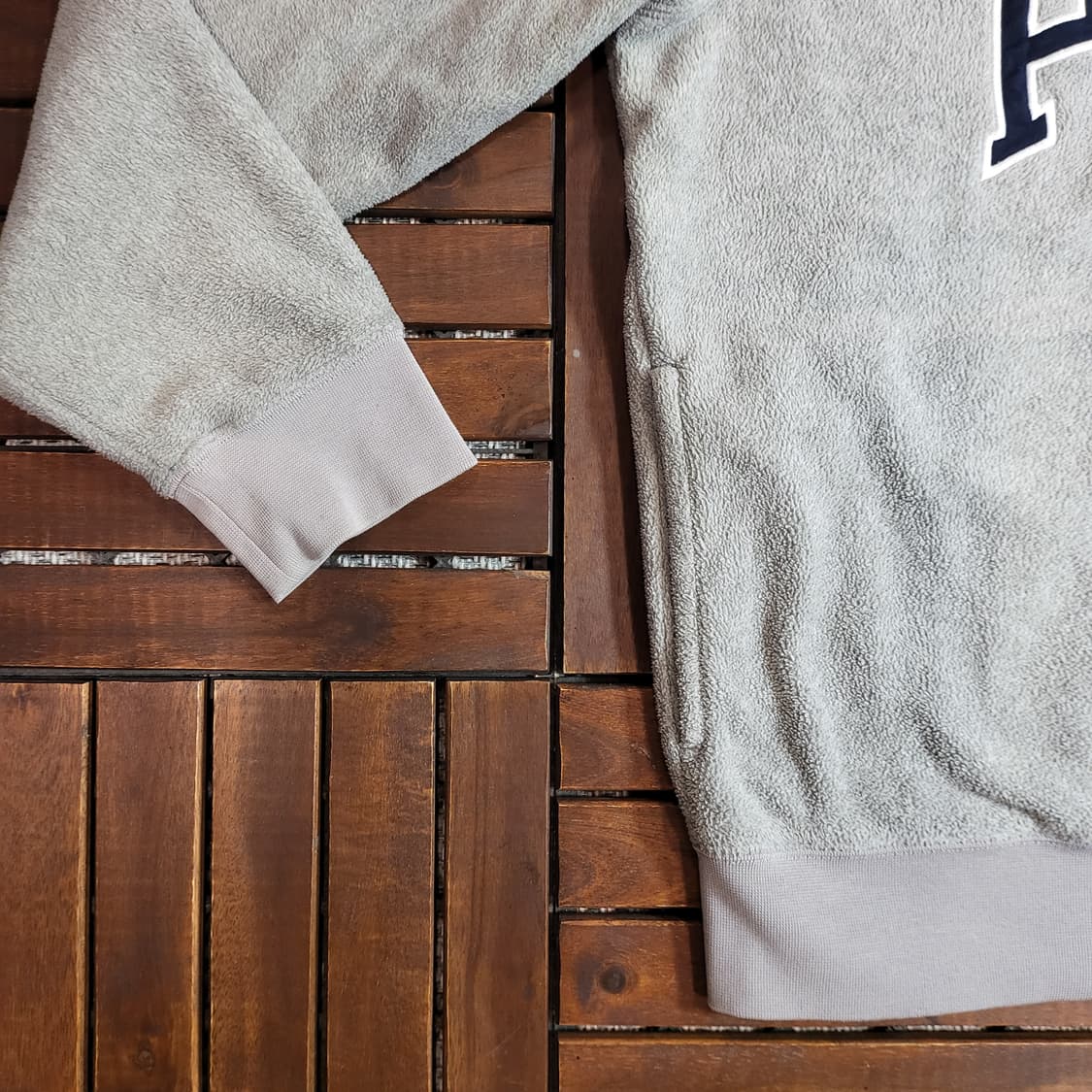 폴로 랄프로렌 빅로고 성조기 반집업 후리스 (L) 상품이미지6