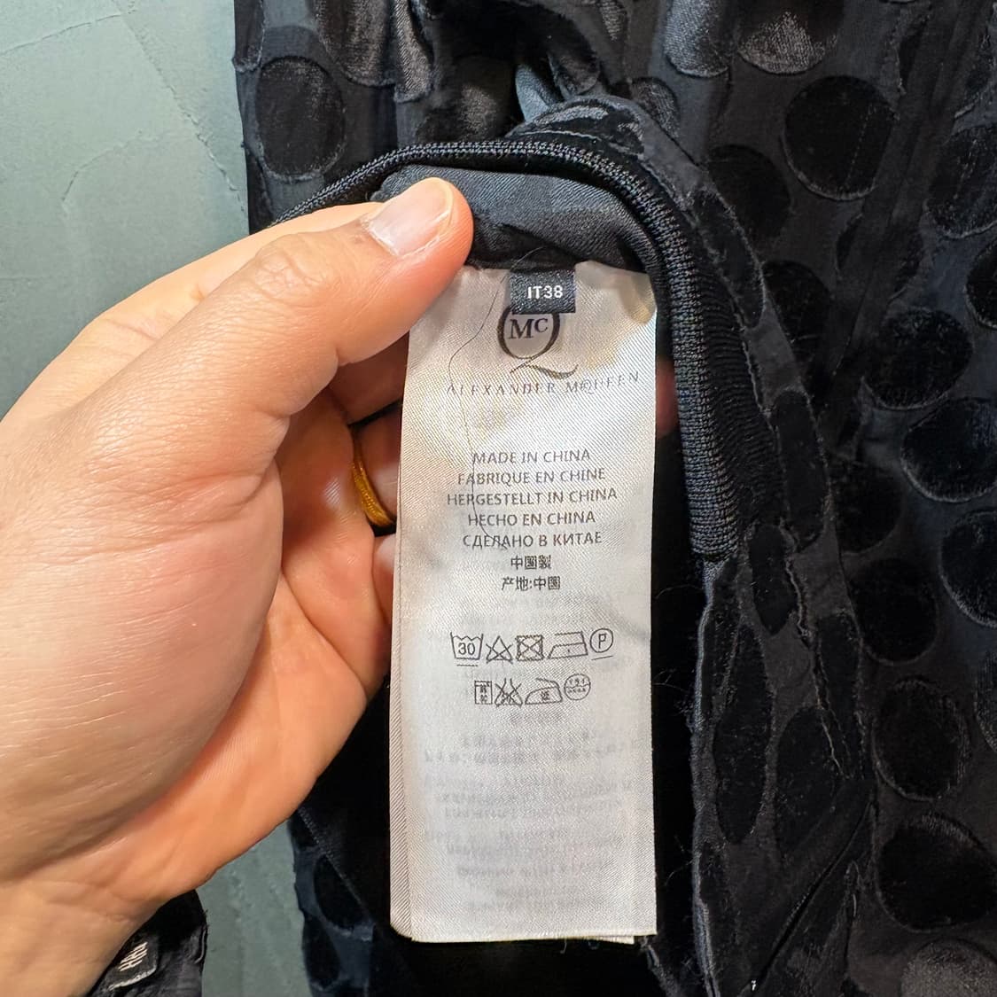 [38] ALXANDER McQUEEN 알렉산더 맥퀸 시스루 자켓 상품이미지6