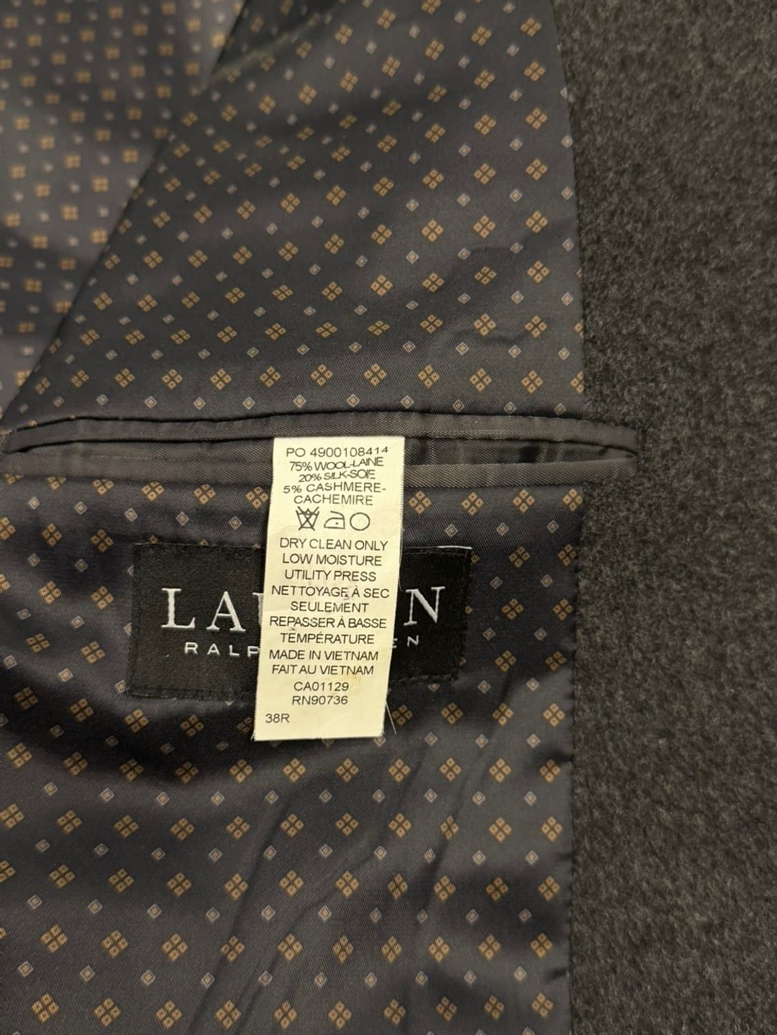 폴로 랄프로렌 블랙라벨 테일러드 자켓 남성100 상품이미지9