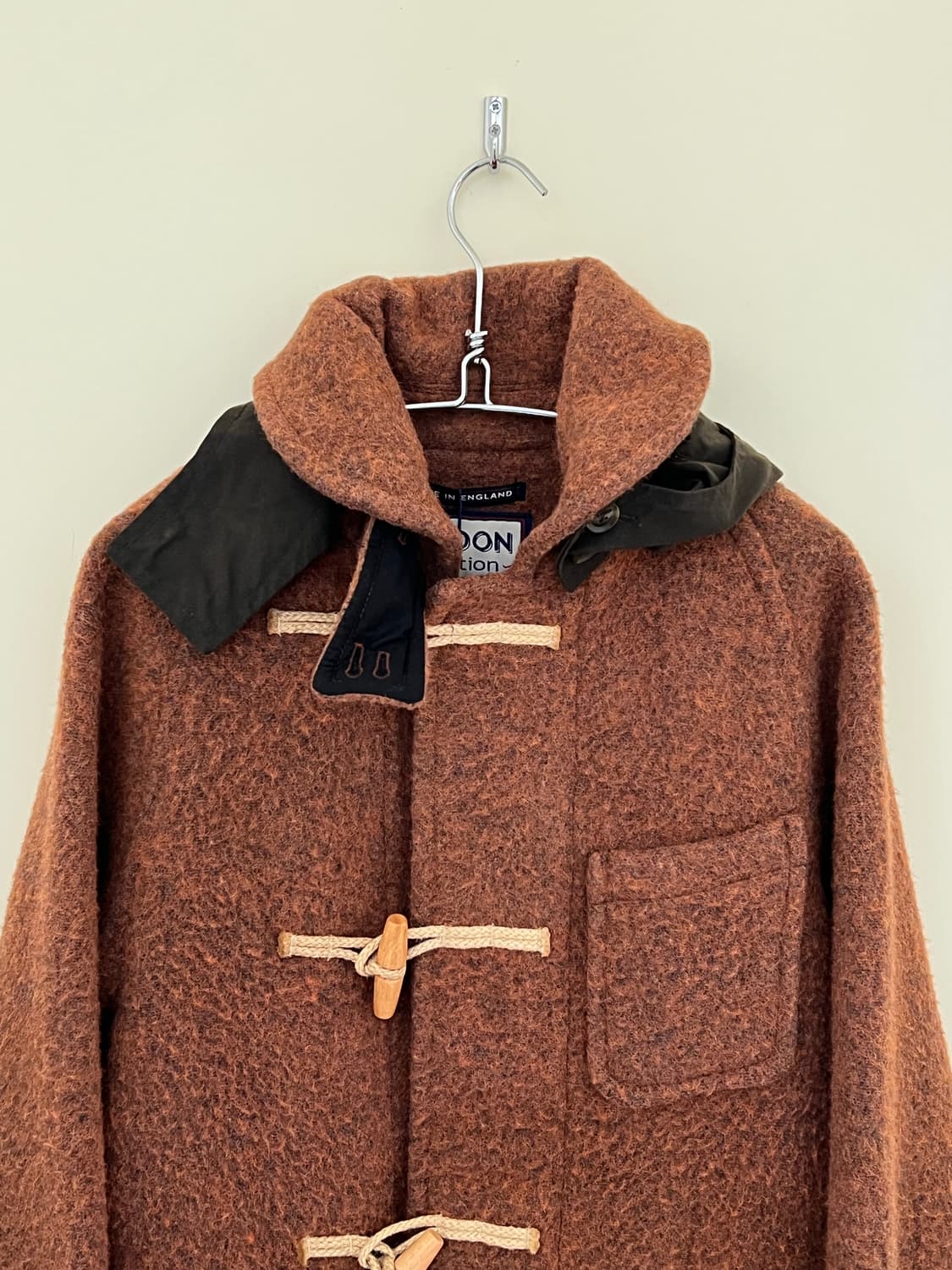 런던트레디션 더플 코트 오렌지 그레이 40사이즈 상품이미지2