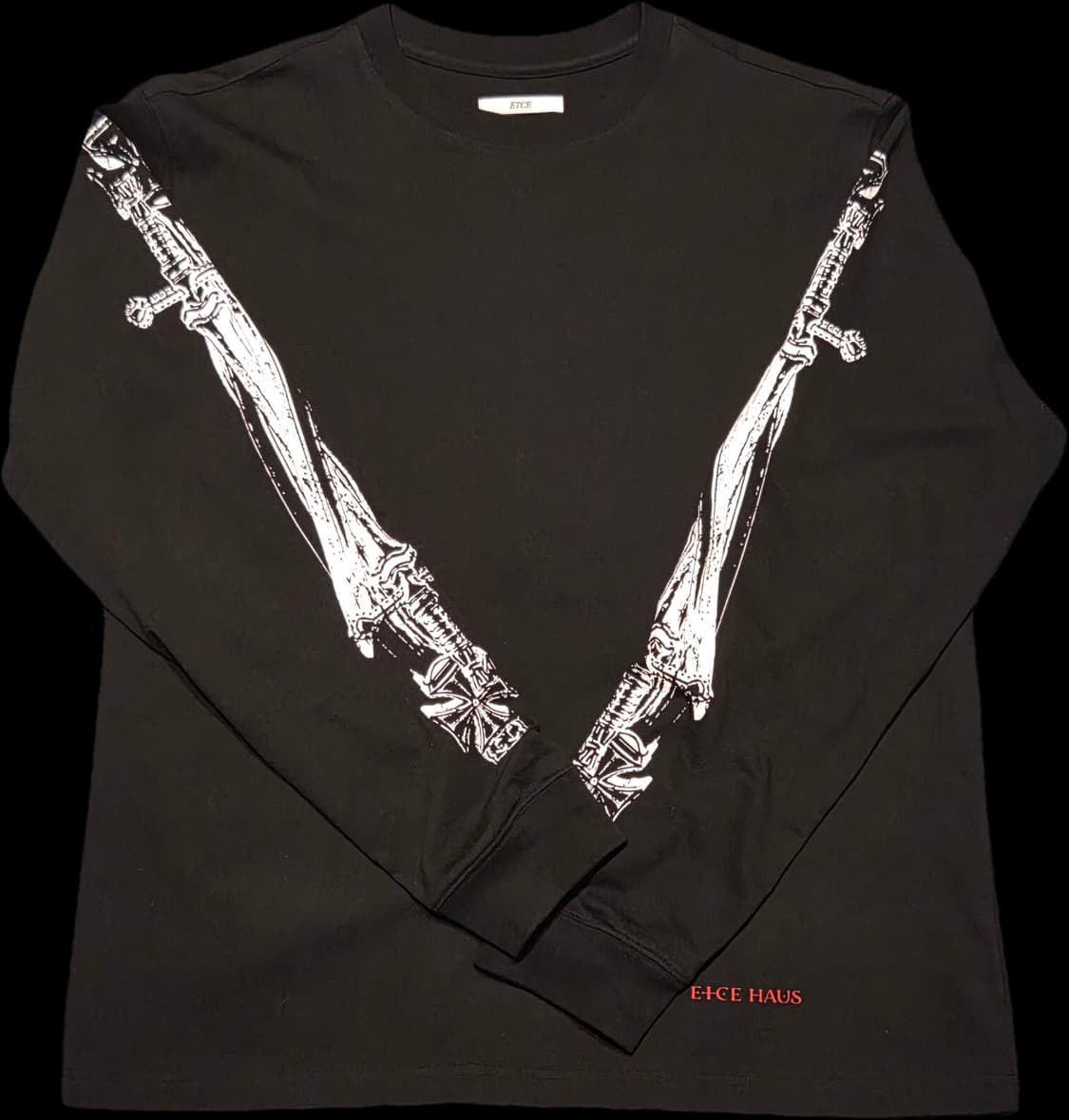 (L) ETCE 크로스 스워드 롱슬리브블랙 상품이미지5