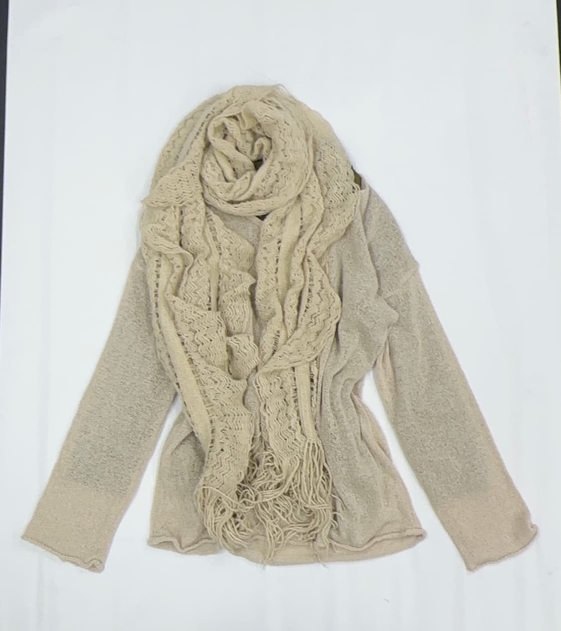 🌿하구미의 에스닉 코디세트🌿 라떼갸루 그런지 히피 머플러  상품이미지3