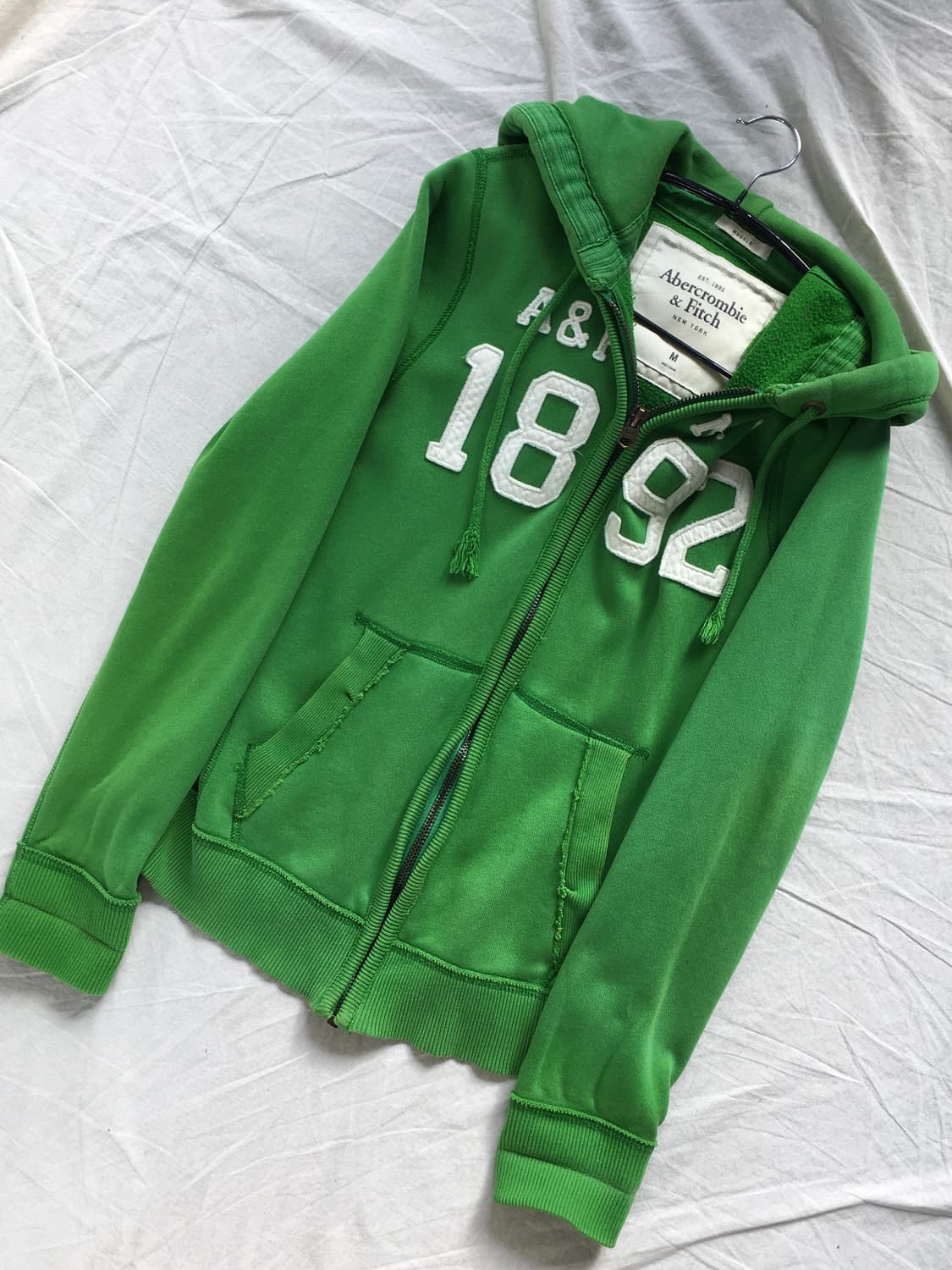 아베크롬비 넘버로고 후드집업 상품이미지3