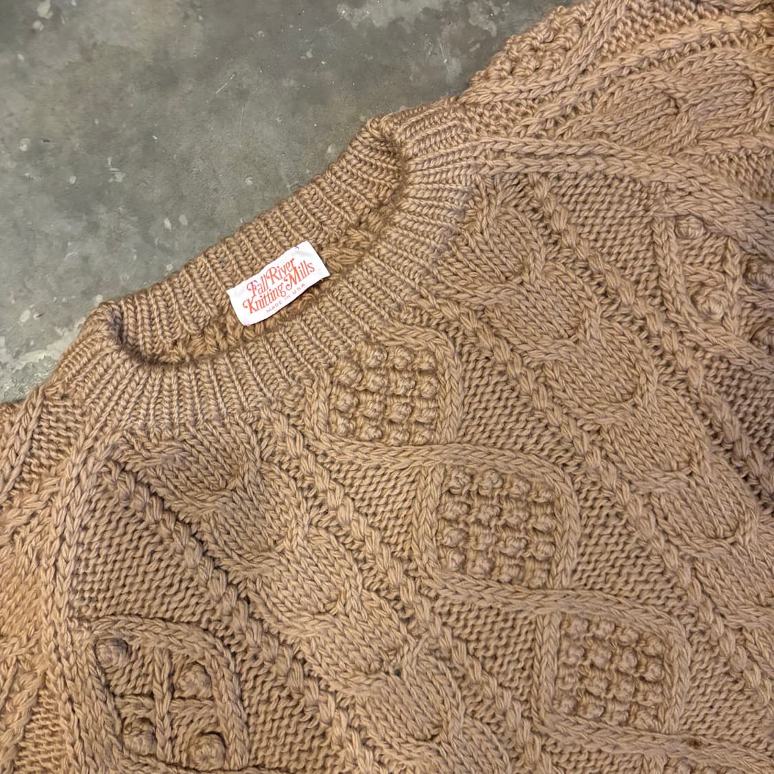 미국 Fall River Knitting Mills 울 스웨터 상품이미지4