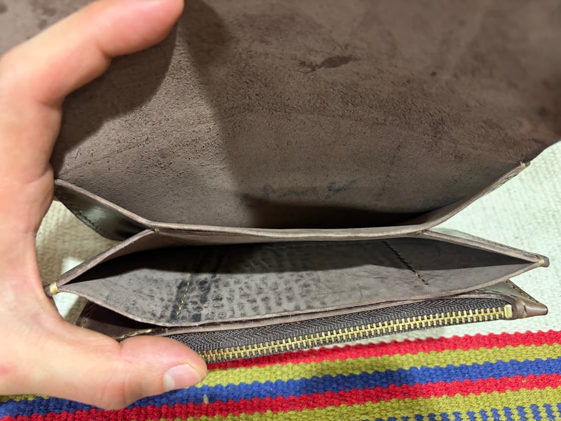 신키 말가죽 재패니즈 핸드메이드 트러커월렛 체인 장지갑 상품이미지4