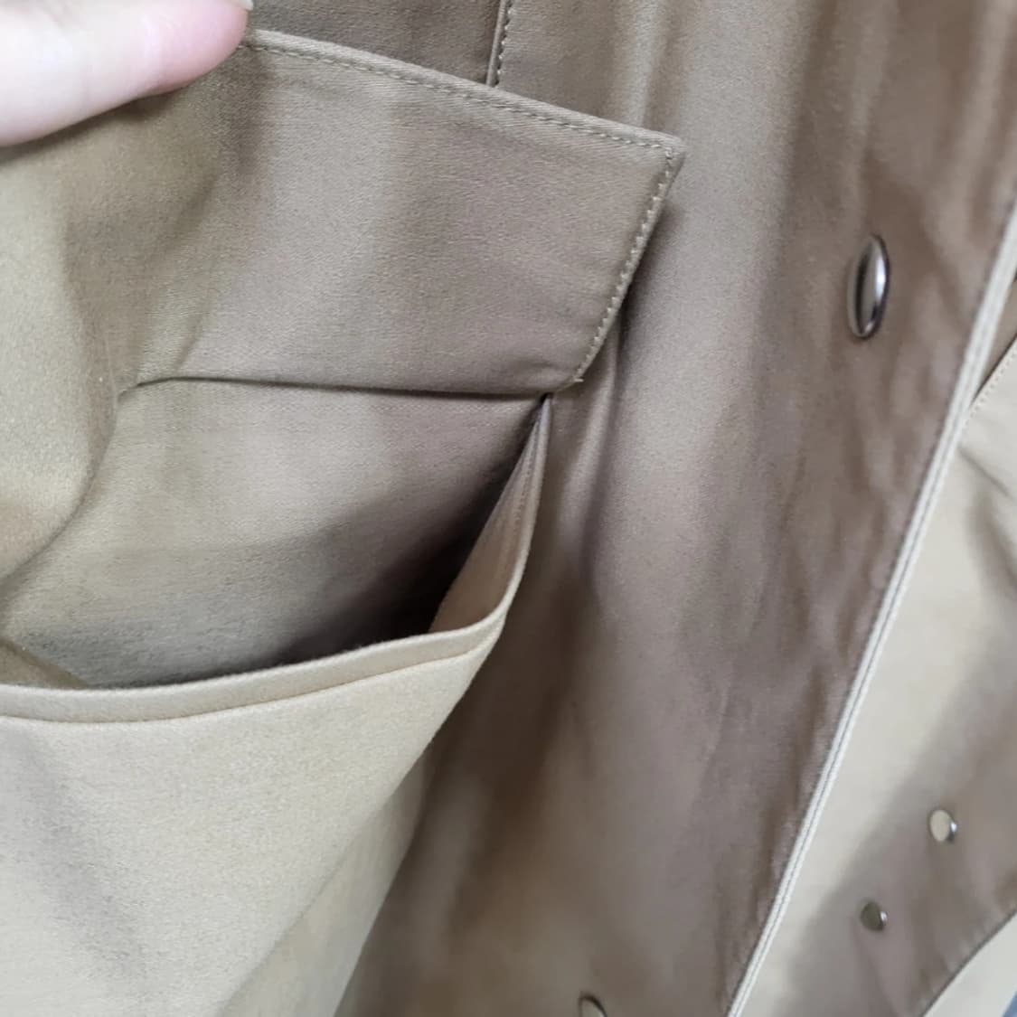 시스템 후드 롱 코트 55 오버핏 상품이미지6