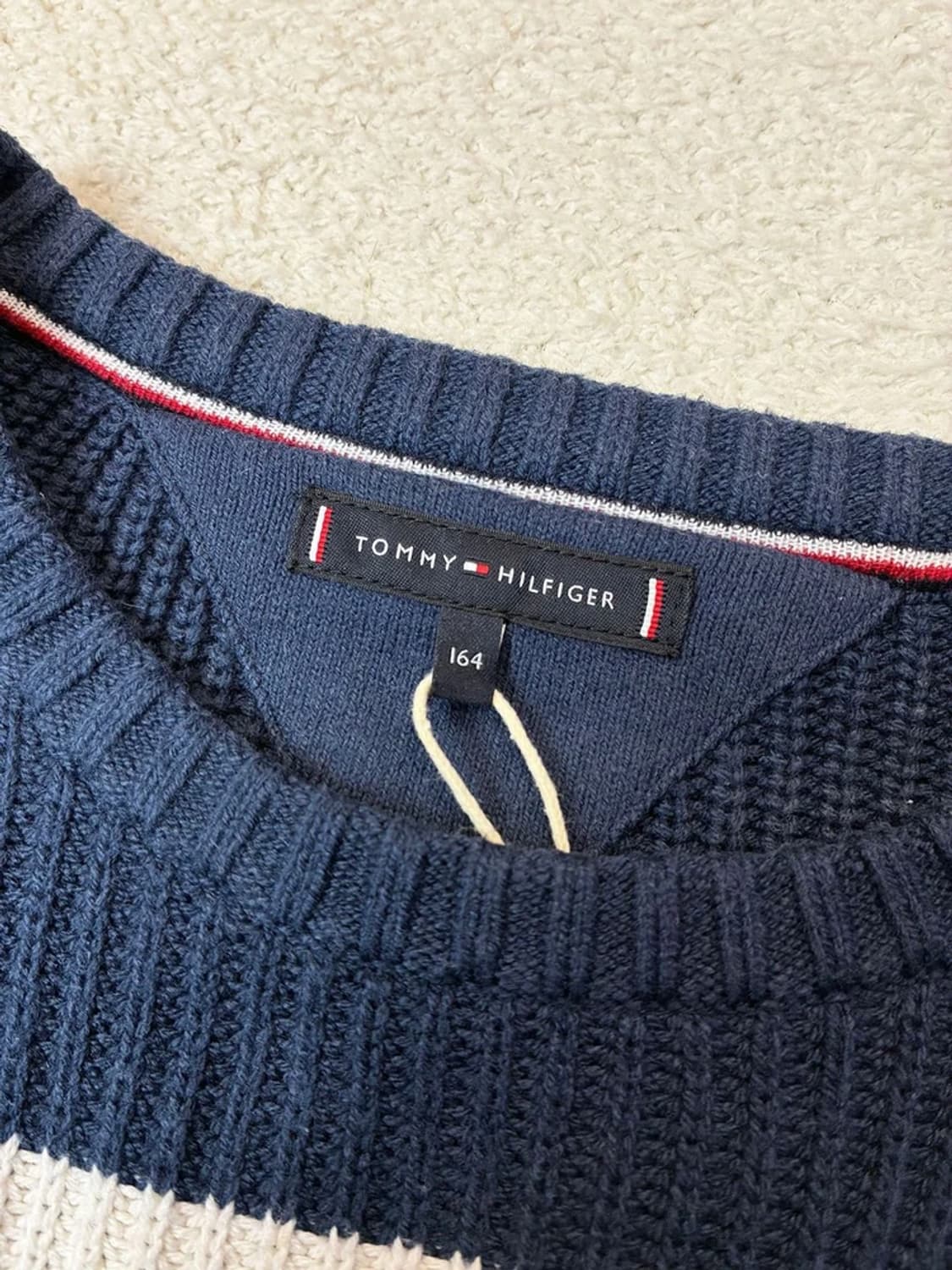 타미힐피거 스트럭처 플래그 크루넥 스웨터 PN6115    상품이미지7