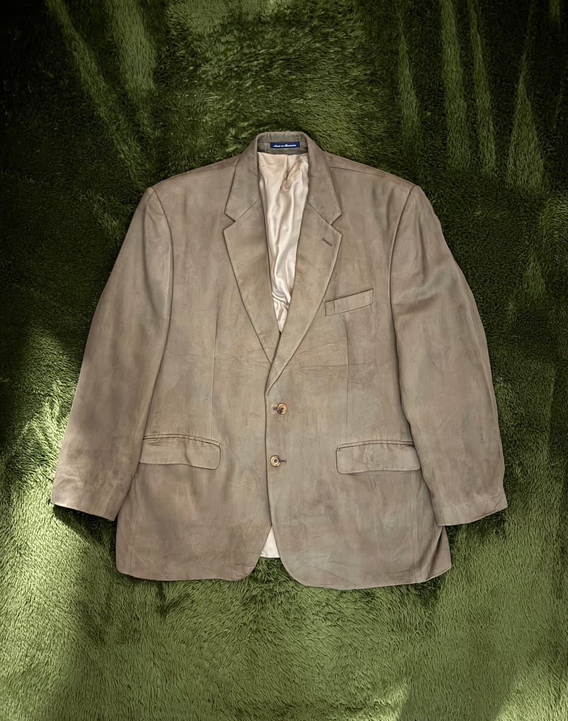 [46R] 챕스 랄프로렌 텍스쳐드 릴렉스 핏 블레이저 자켓 브라운 상품이미지1