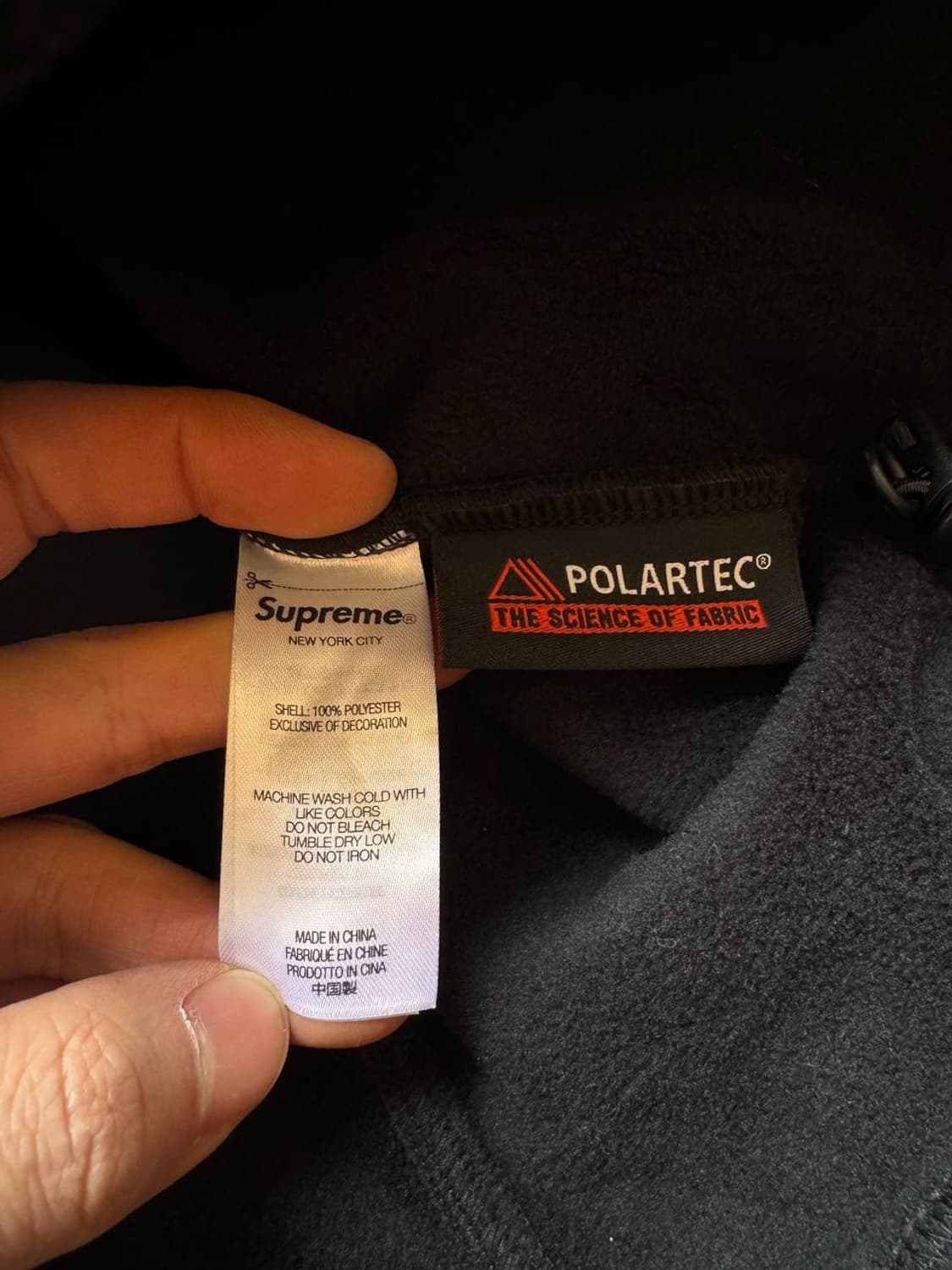 2022 F/W Supreme polartec bk fleeced zip 상품이미지4
