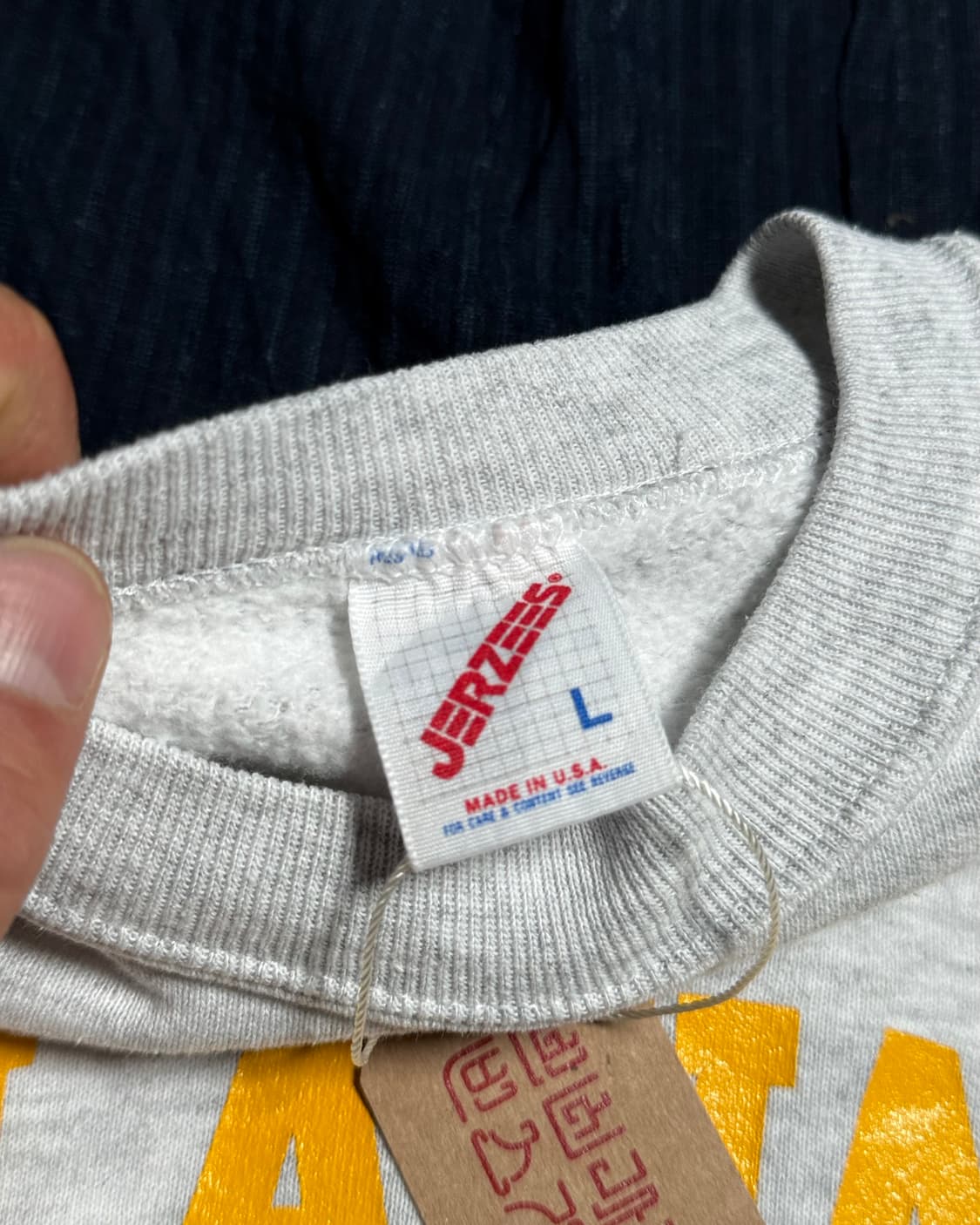 80-90's 저지스 델라웨어 테니스 스웻셔츠 L 상품이미지5