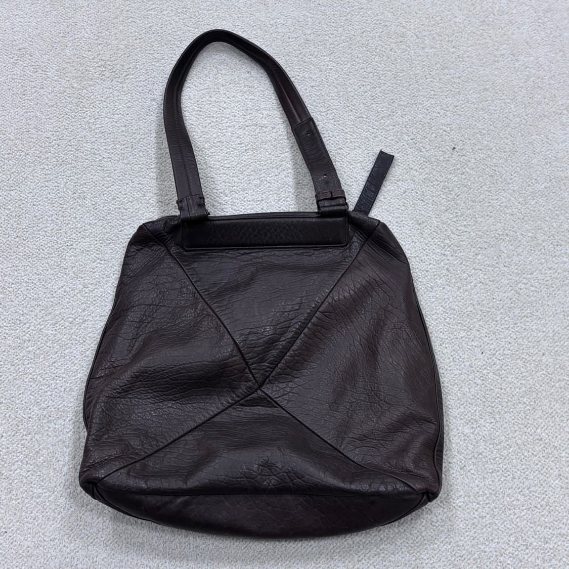 F 구호 브라운 가죽 토트백 0402E 상품이미지2