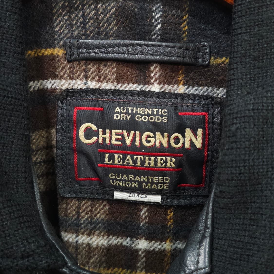 빈티지 쉐비뇽 가죽 봄버 자켓- L 상품이미지8