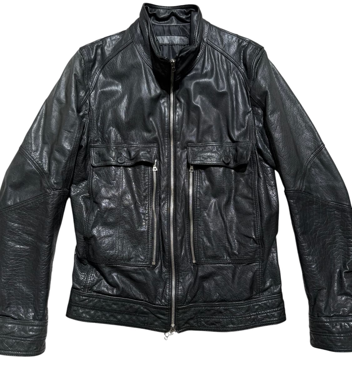 쉽 스킨 레더 자켓 상품이미지5