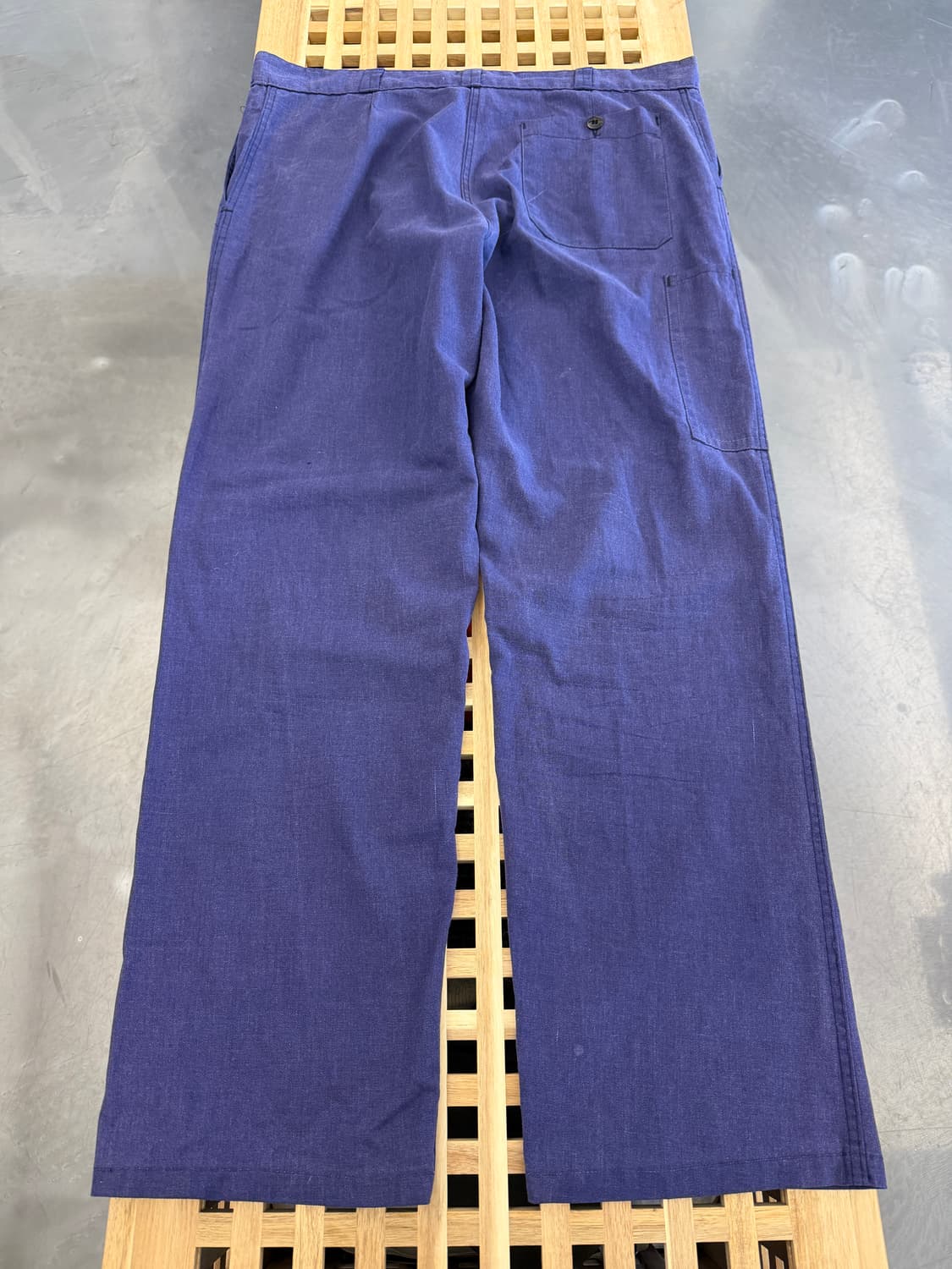 WASHED OLD VINTAGE PURPLE NAVY 프렌치워크팬츠 상품이미지2