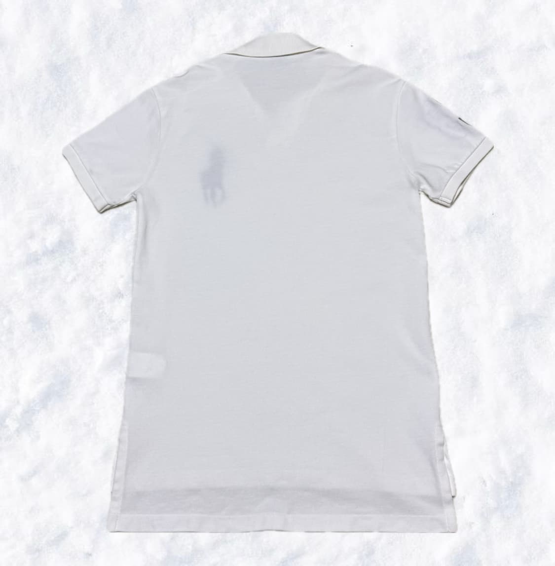 폴로 랄프로렌 빅포니 화이트 버건디 반팔 상품이미지2