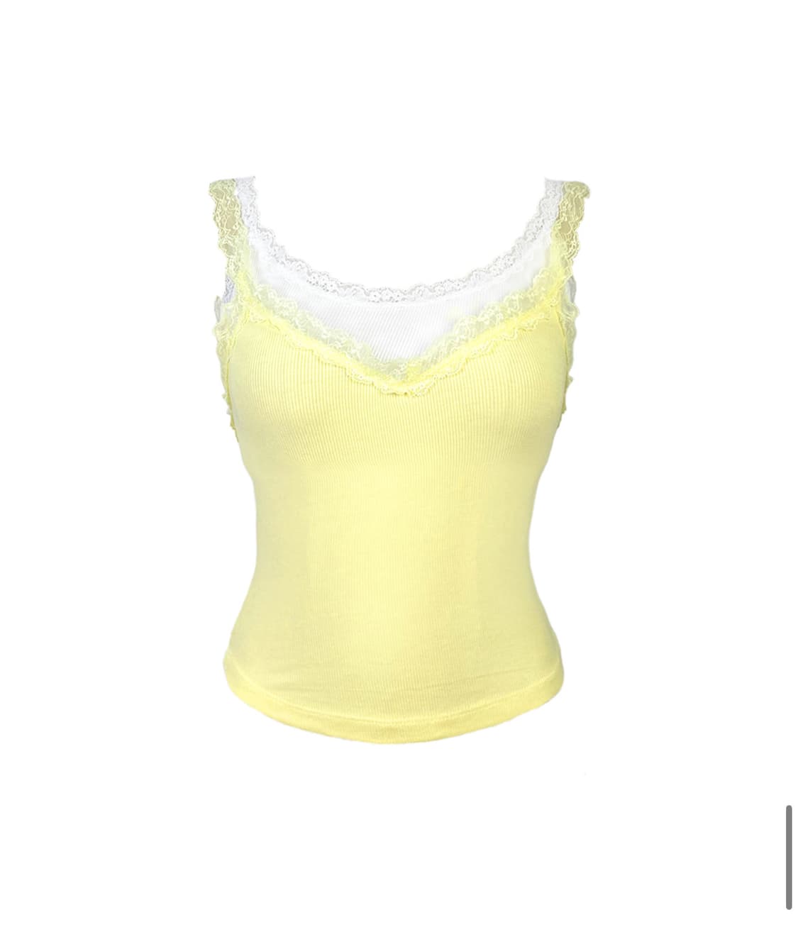 투머치택스 레이어드 레이스 슬리브리스 상품이미지1