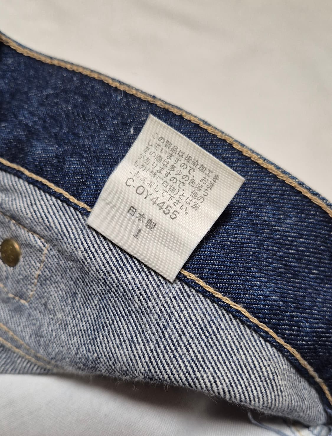 90s EVISU 에비수 초기형 셀비지 상품이미지9