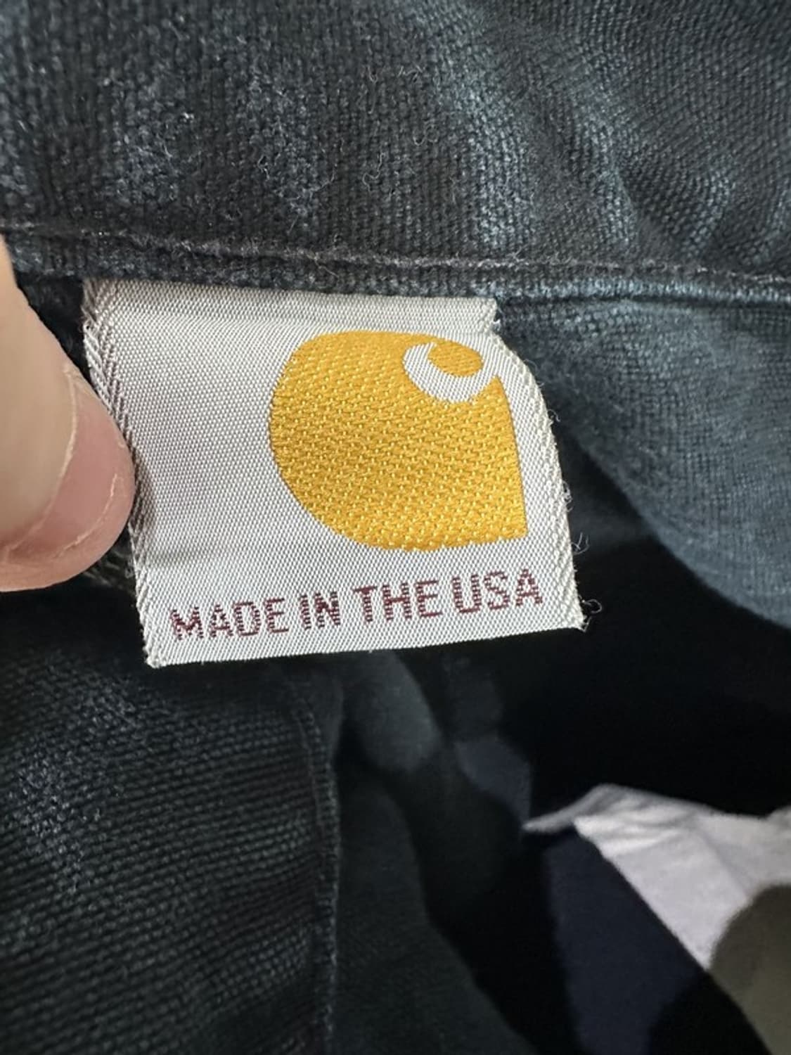 [38X32] Carhartt B01BLK USA 더블니카펜터 워크팬츠 상품이미지4