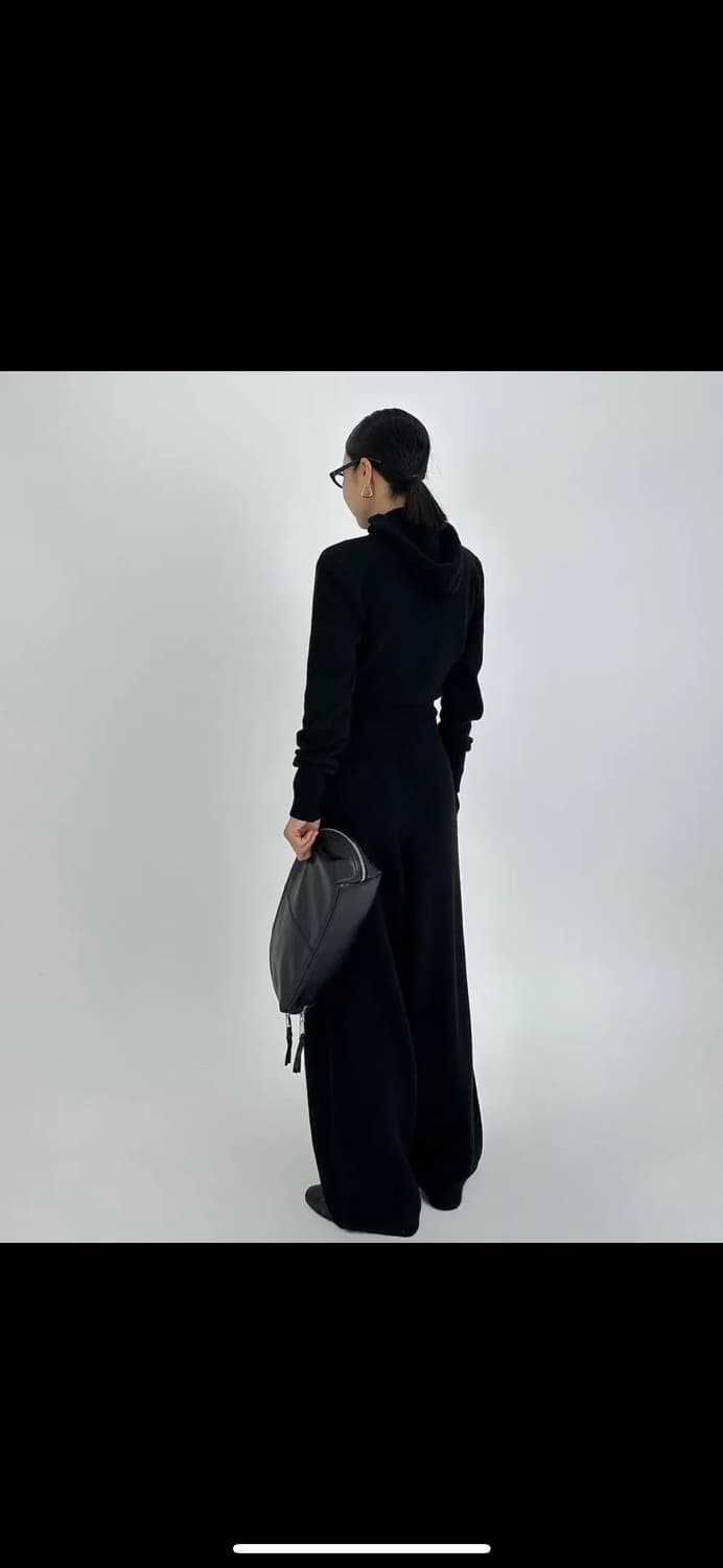 드노리타 하이엔드 메리노 니트m, 팬츠(long) 블랙 셋업 상품이미지2