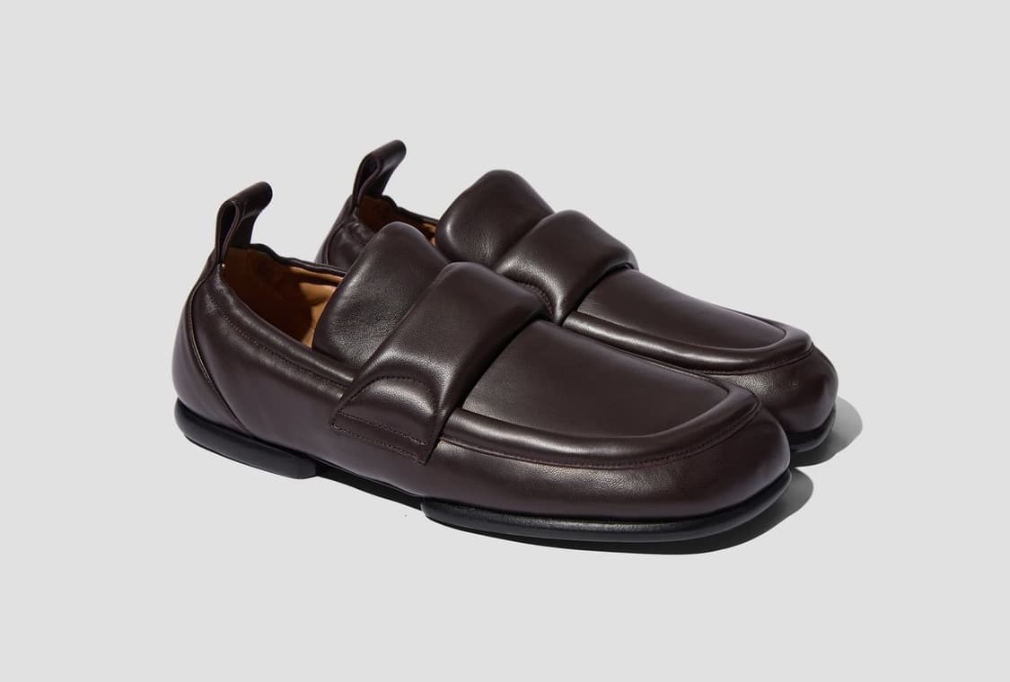 드리스반노튼 패디드 로퍼 버건디 43 새 상품 상품이미지1